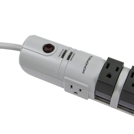 MONOPRICE Rotating Surge Strip, 8 Outlet 11146
